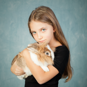 Storie di un'amicizia Calendario 2017 - Foto bambina e coniglio