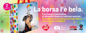 È arrivata la nuova borsa di Alimenta l'Amore in edizione speciale.