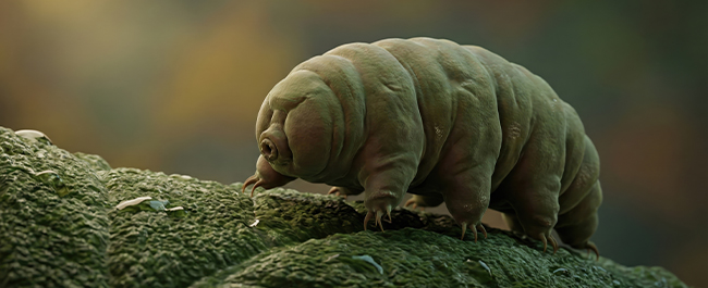 Il tardigrado resiste al freddo estremo, alla disidratazione e persino al vuoto dello spazio. Scopri il segreto della criptobiosi.