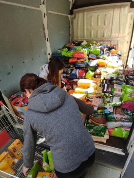 Gli aiuti di Alimenta l’Amore con LNDC in Ucraina